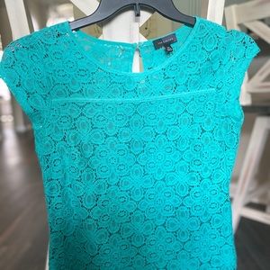 Lace Short Sleeve/Cotton Back- The Limited